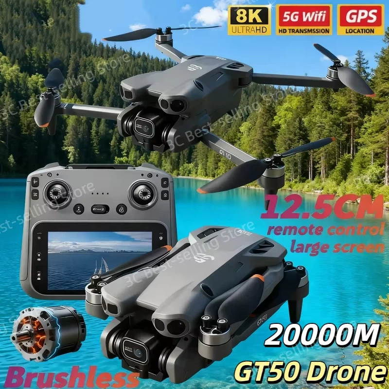 Drone Gps Mount - GT50 Mini Drone Dual Camera 8K