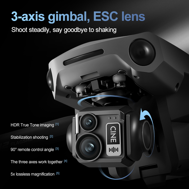 8K 3 Axis Gimbal Brushless 7.2 - Drone Gimbal recensione e prezzo