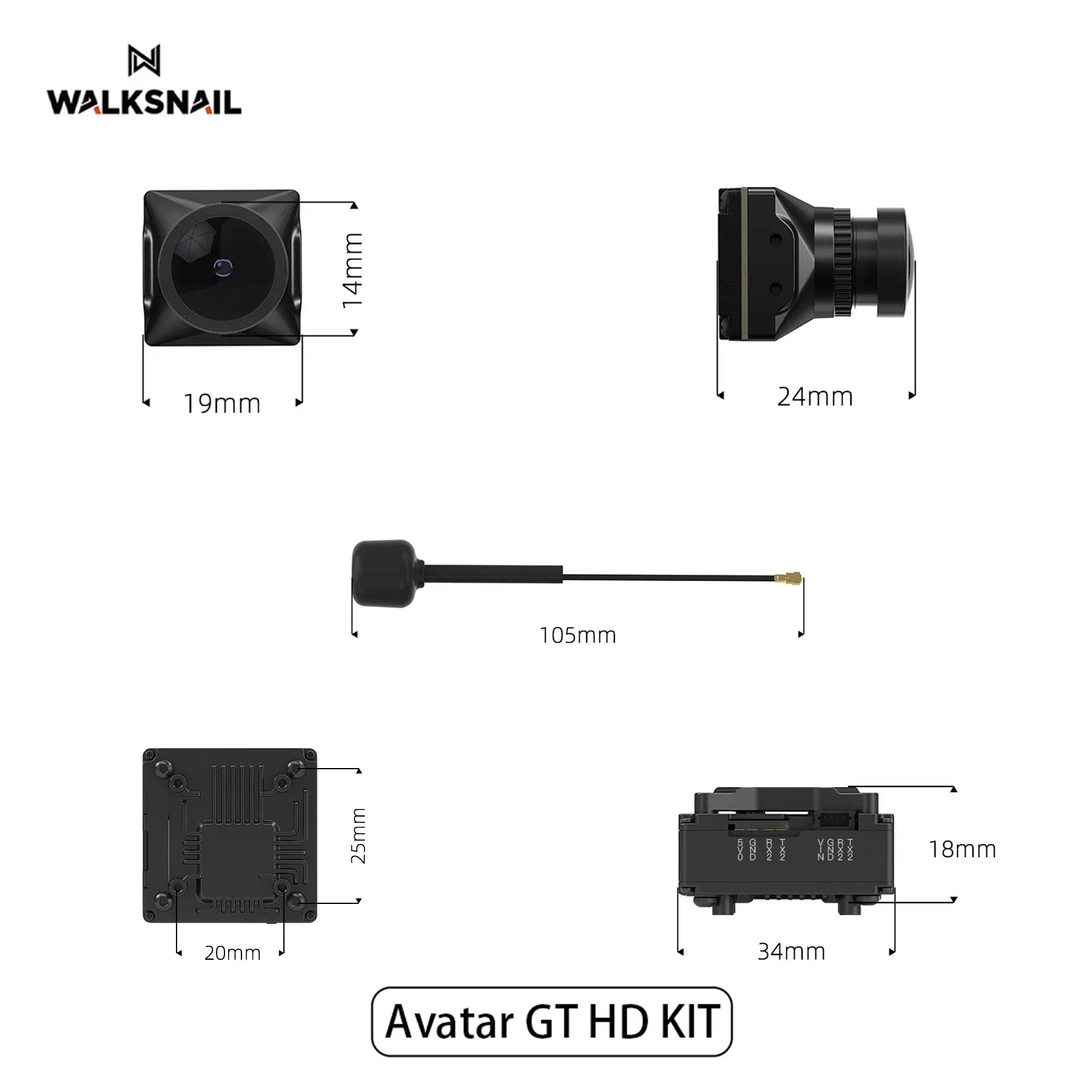 Walksnail Avatar GT HD KIT 2W  - Drone Antenna recensione e prezzo