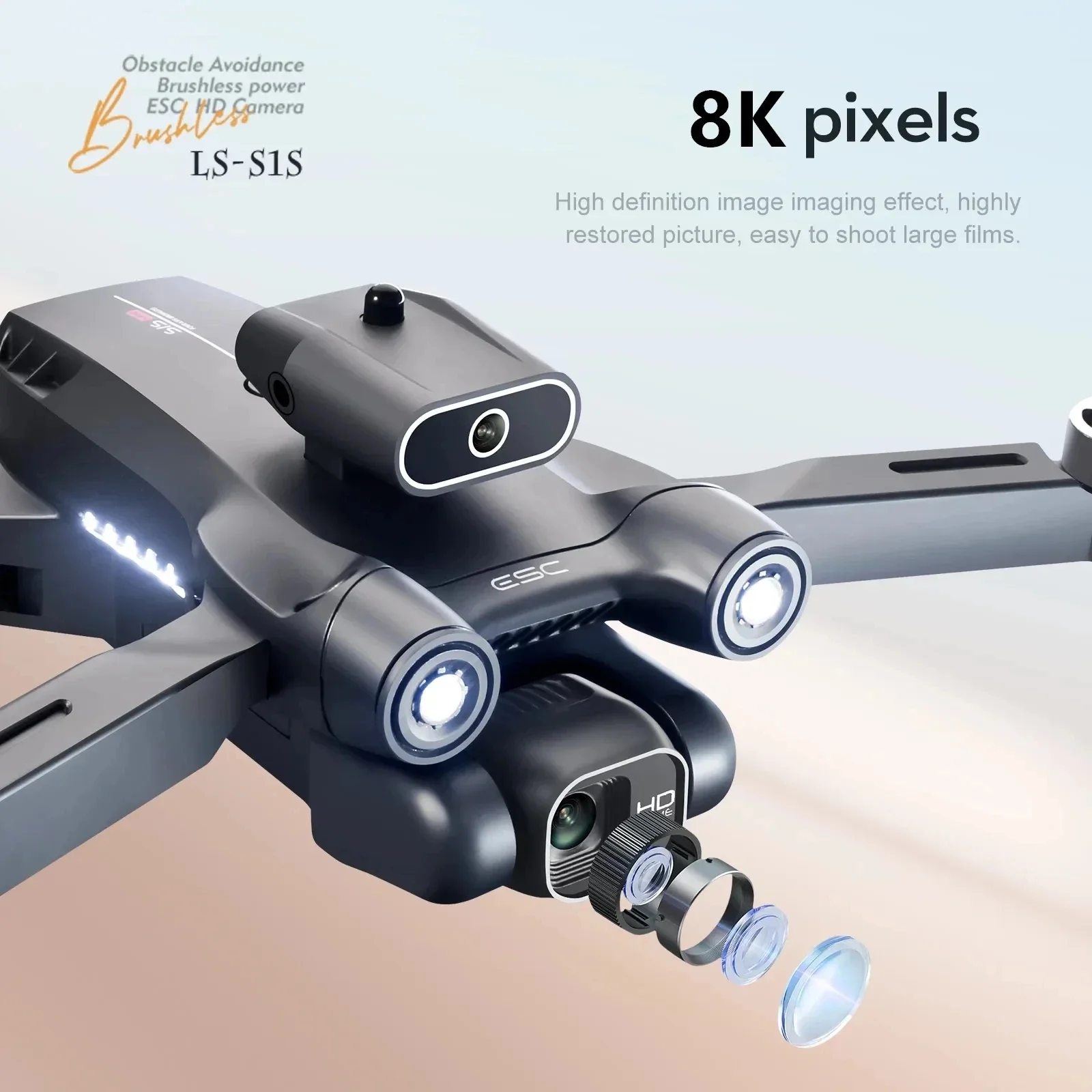 New S1S 5G GPS Drone Camera 8K - Drone Gps Mount recensione e prezzo