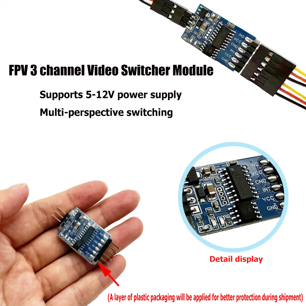 5.8G 3 Channel Video Switcher  - Drone Motor recensione e prezzo