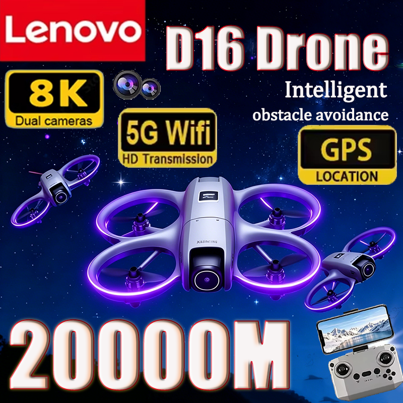 Lenovo 8K D16 GPS Drone Profes - Drone Gps Mount recensione e prezzo