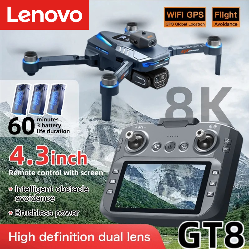 Lenovo GT8 Drone 8K Profession - Drone Gps Mount recensione e prezzo