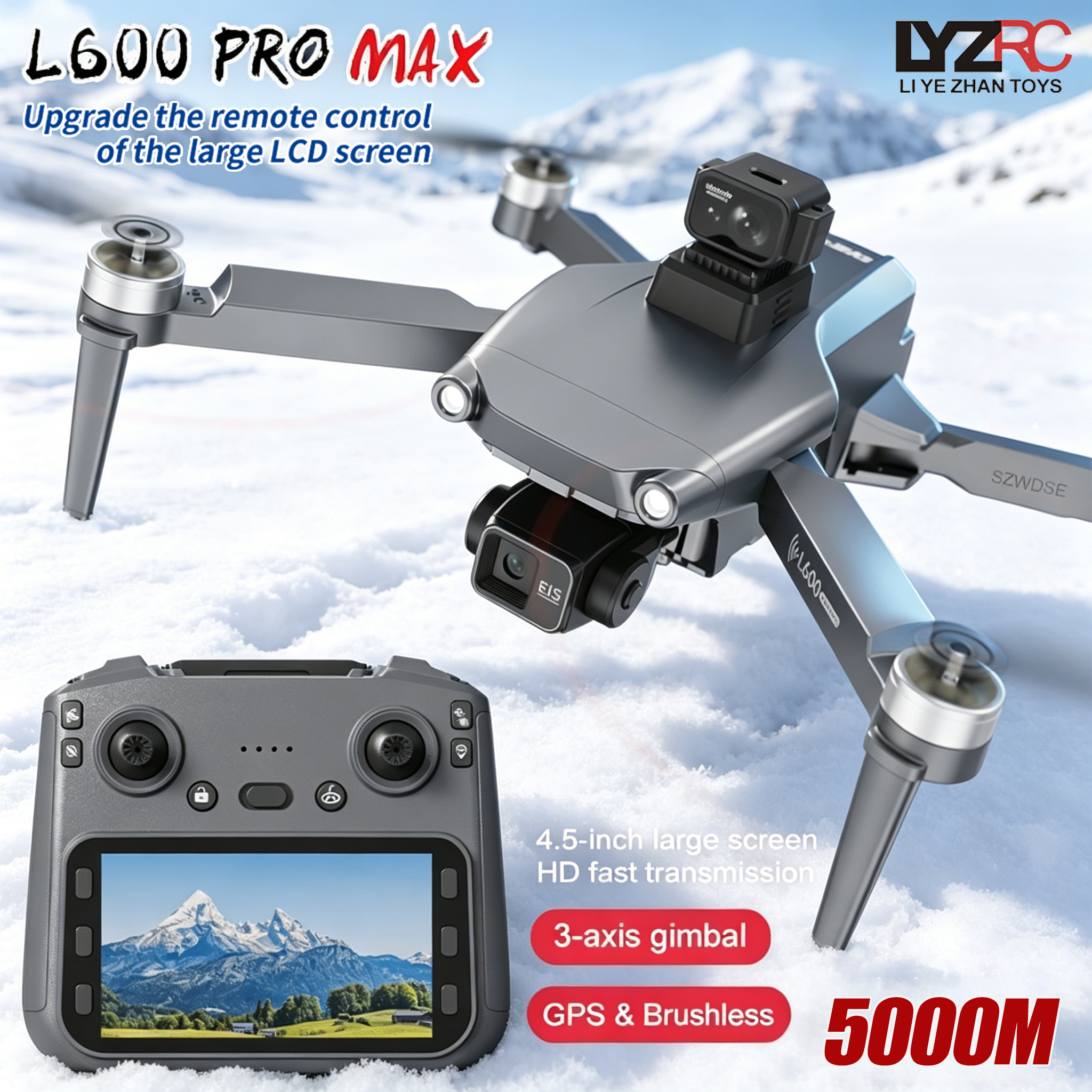 L600 MAX GPS Drone Professiona - Drone Gimbal recensione e prezzo