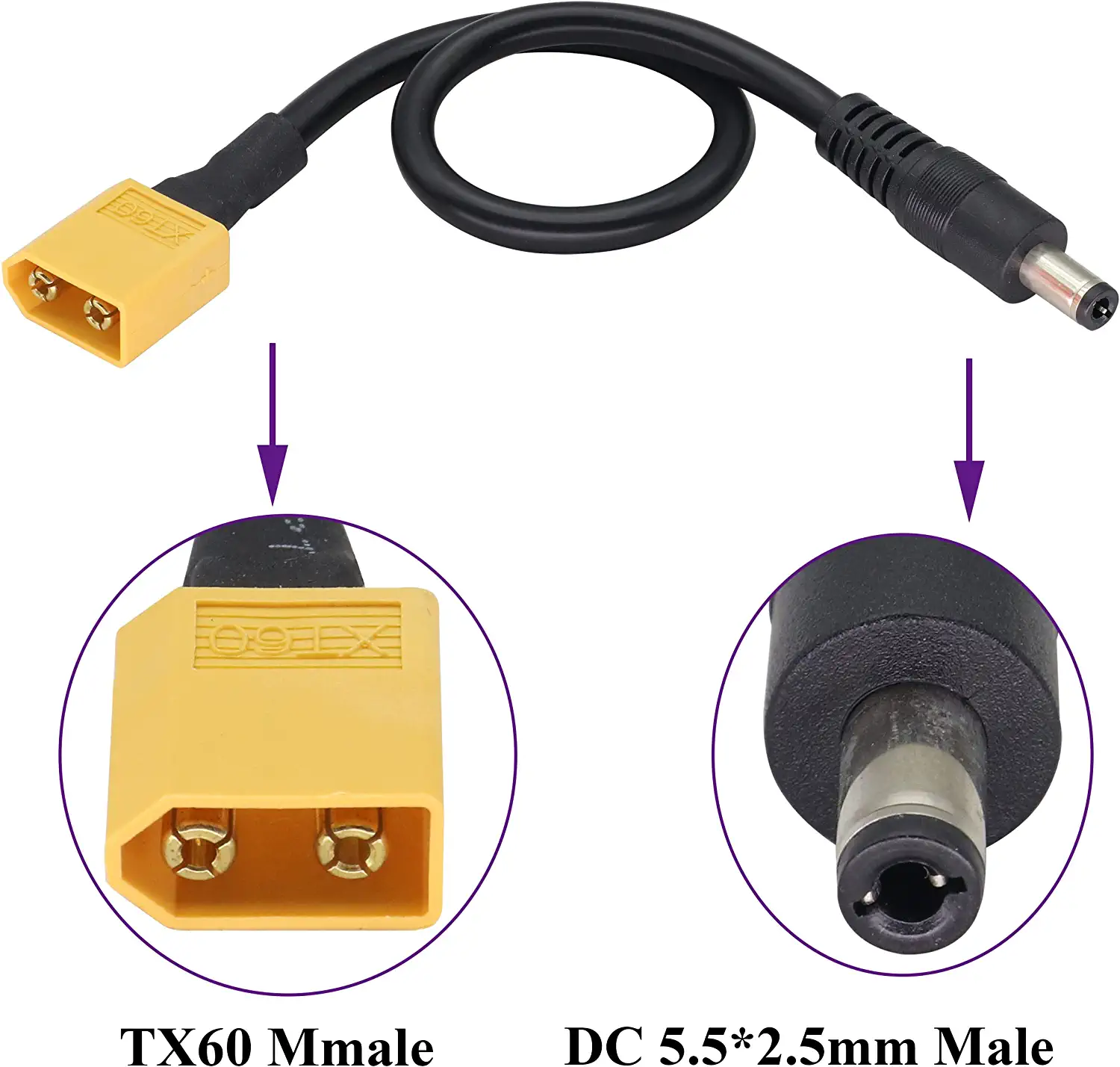XT60 Adapter Cable XT60 Male t - Drone Compass recensione e prezzo