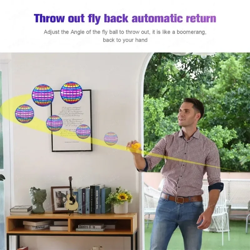 LED Light Up Flying Orb Boomer - Drone Battery recensione e prezzo