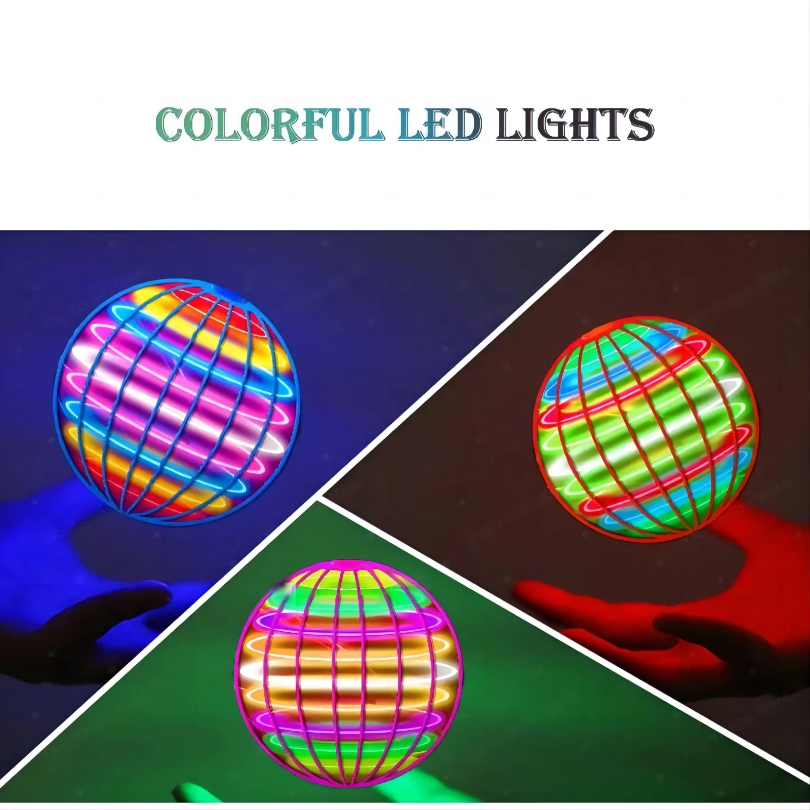 LED Light Up Flying Orb Boomer - Drone Battery recensione e prezzo
