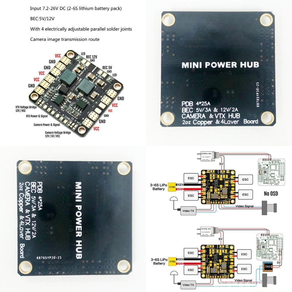 M5TD Matek Mini Power Hub Powe - Drone Power Distribution Board recensione e prezzo
