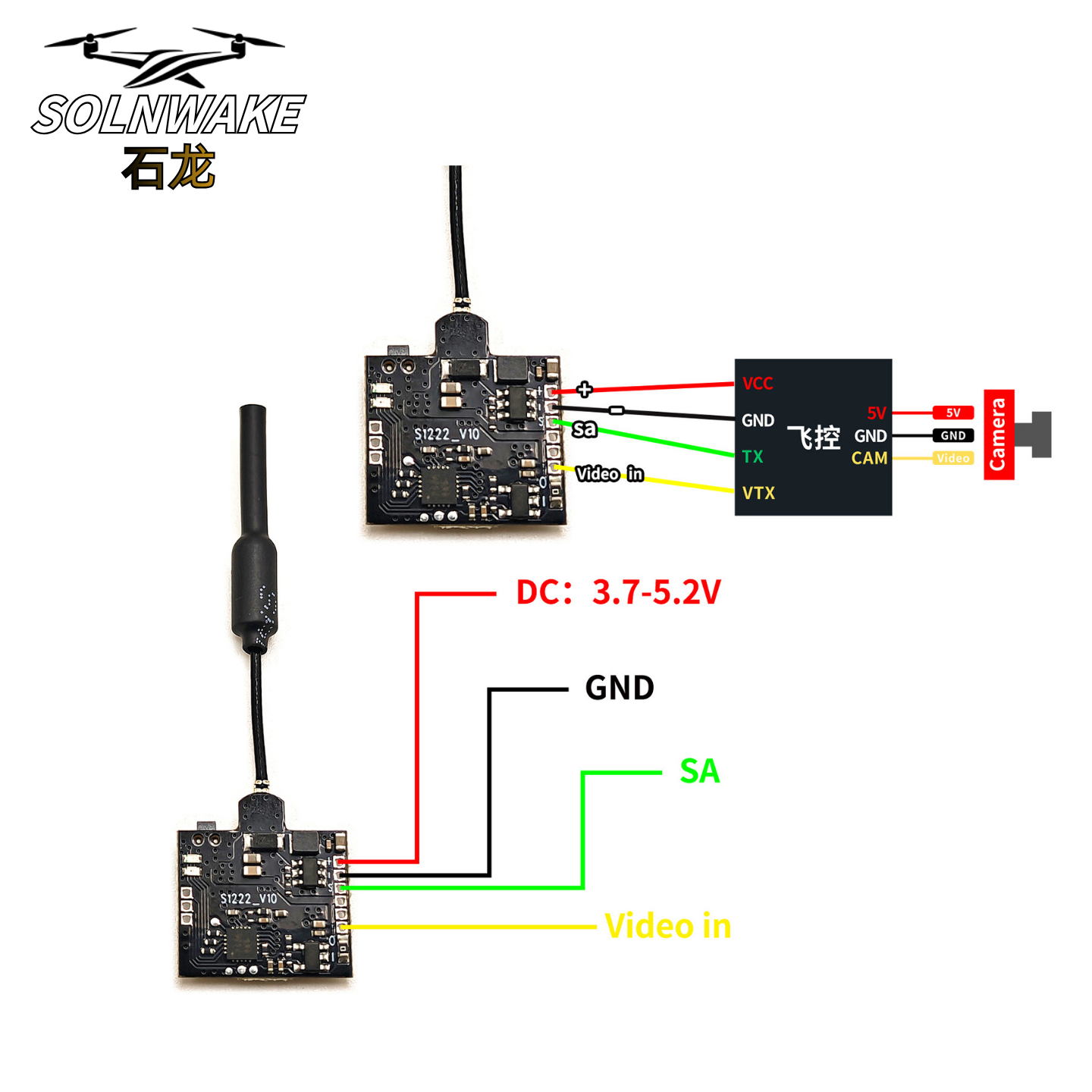 SLONWAKE Nano 5.8G 48CH 200mW  - Drone Frame recensione e prezzo