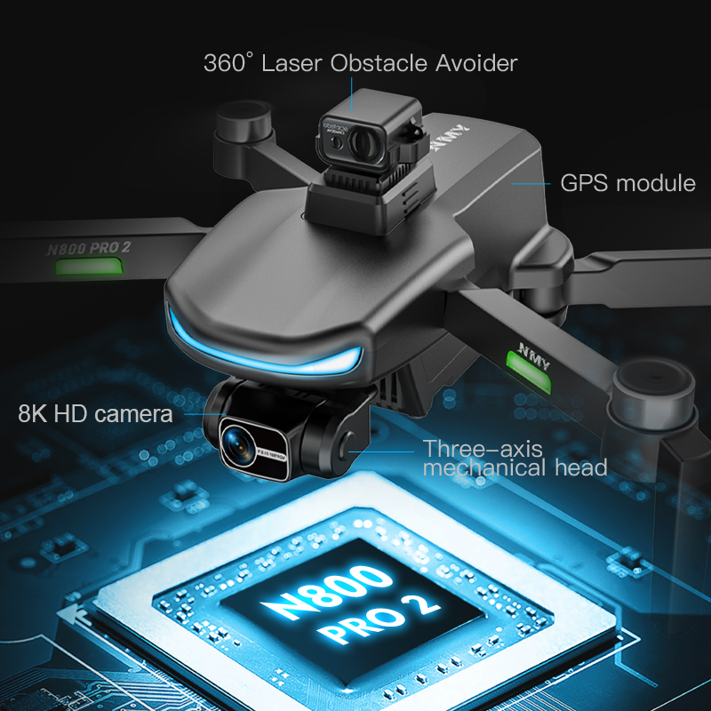 N800 PRO 2 GPS Drone Professio - Drone Gps Mount recensione e prezzo