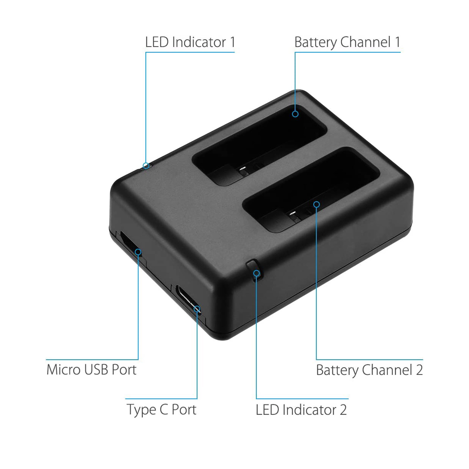 Suitable for GOPRO Hero 5 Char - Drone Battery recensione e prezzo