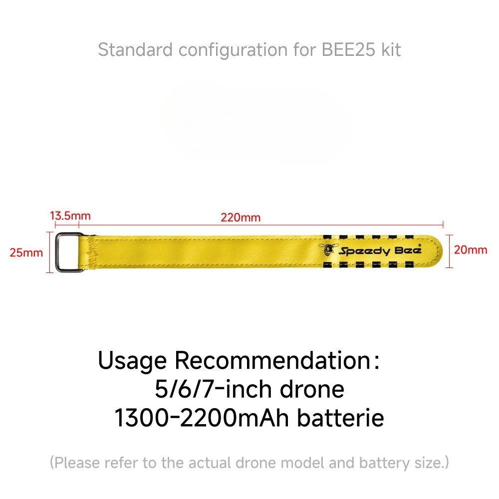 SpeedyBee FPV Lipo Battery Tie - Drone Battery Strap recensione e prezzo