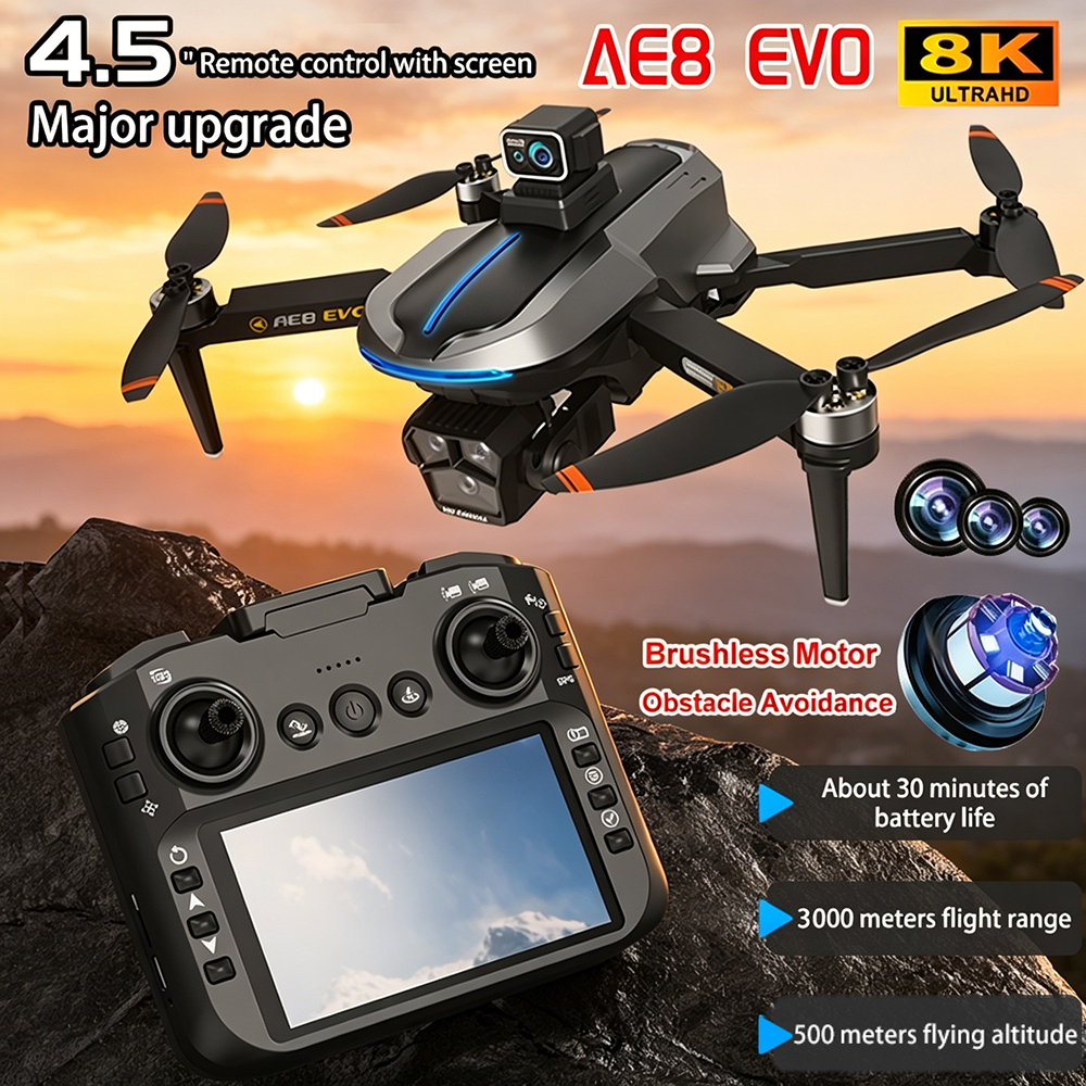 AE8 EVO Drone 4K Professional  - Drone Gps Module recensione e prezzo