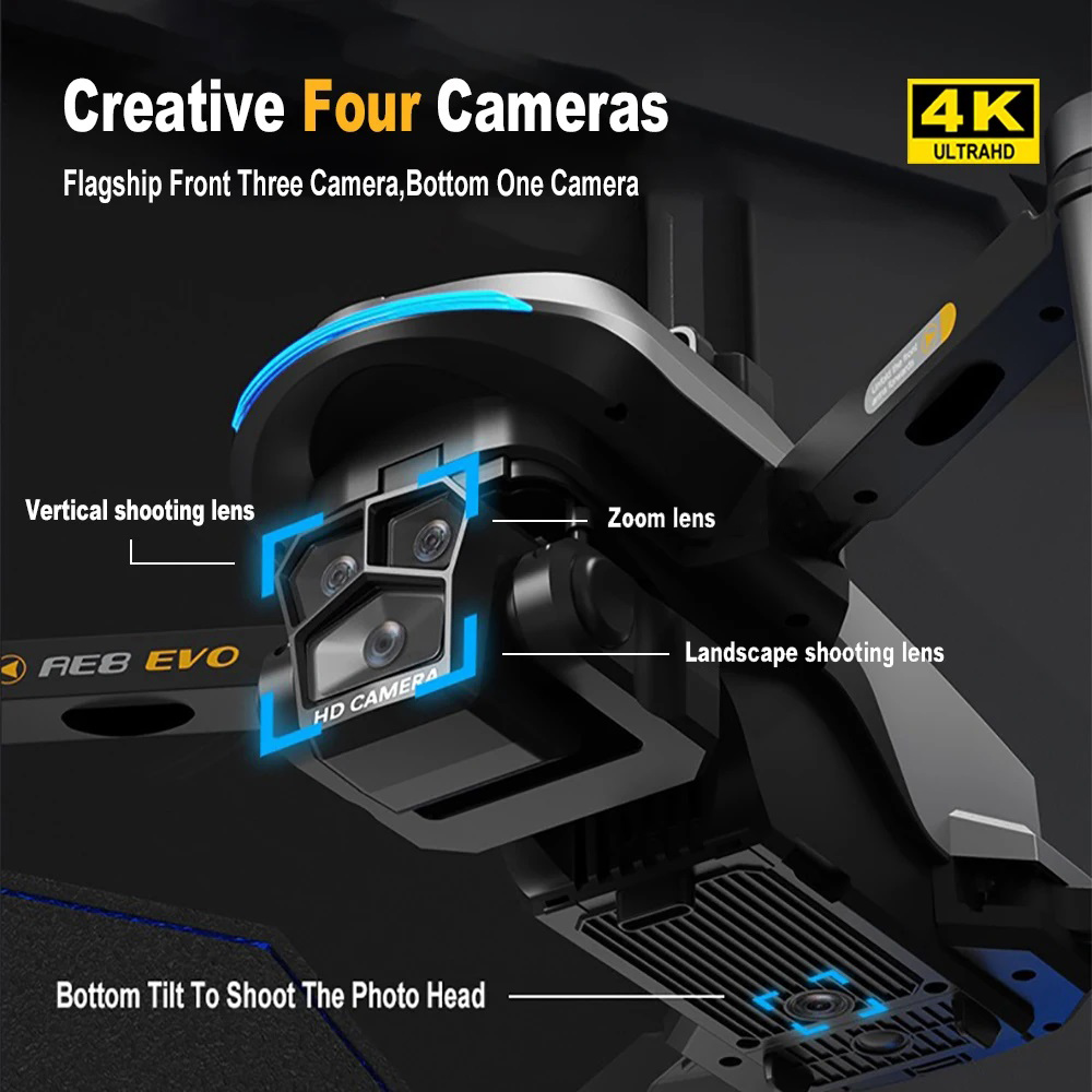 AE8 EVO Drone 4K Professional  - Drone Gps Module recensione e prezzo
