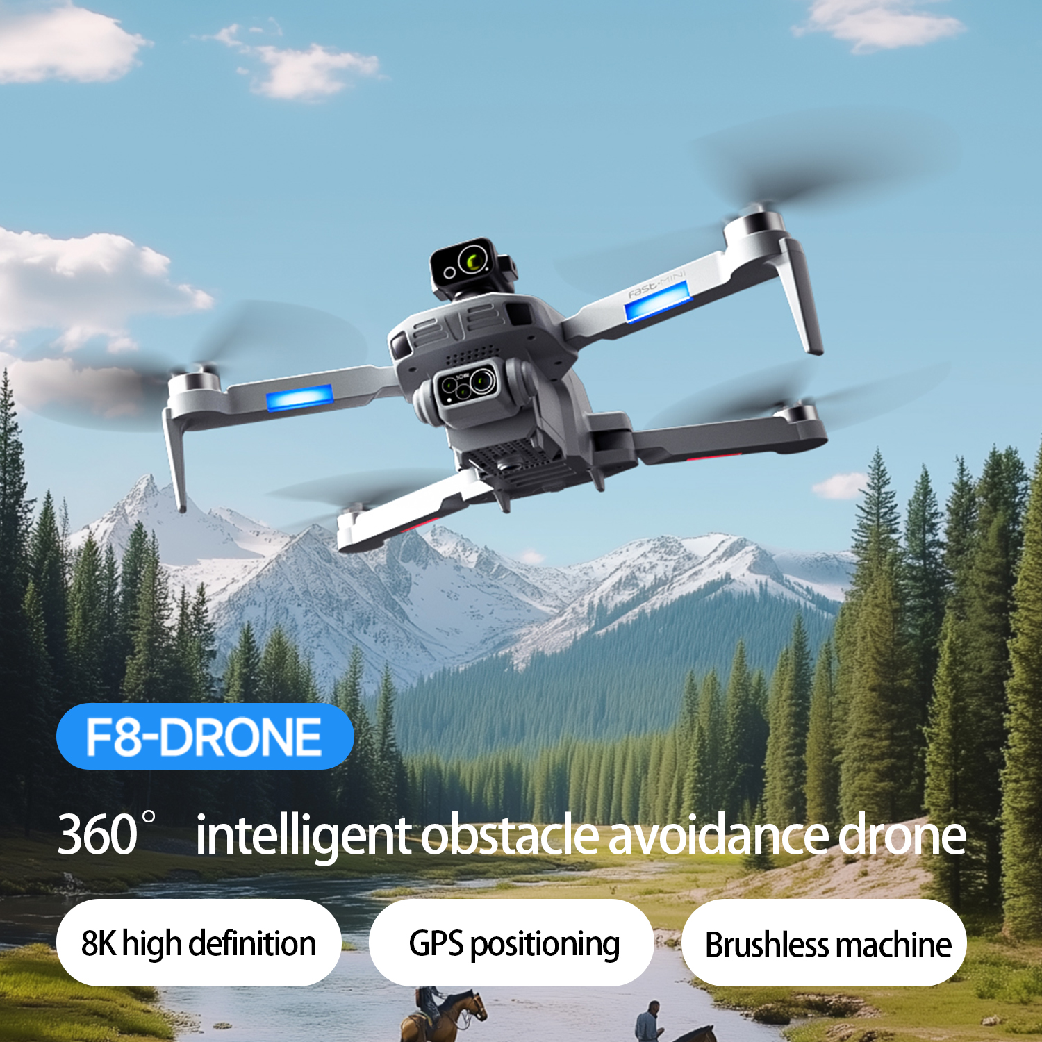 F8 MAX GPS Drone Professional  - Drone Gps Mount recensione e prezzo