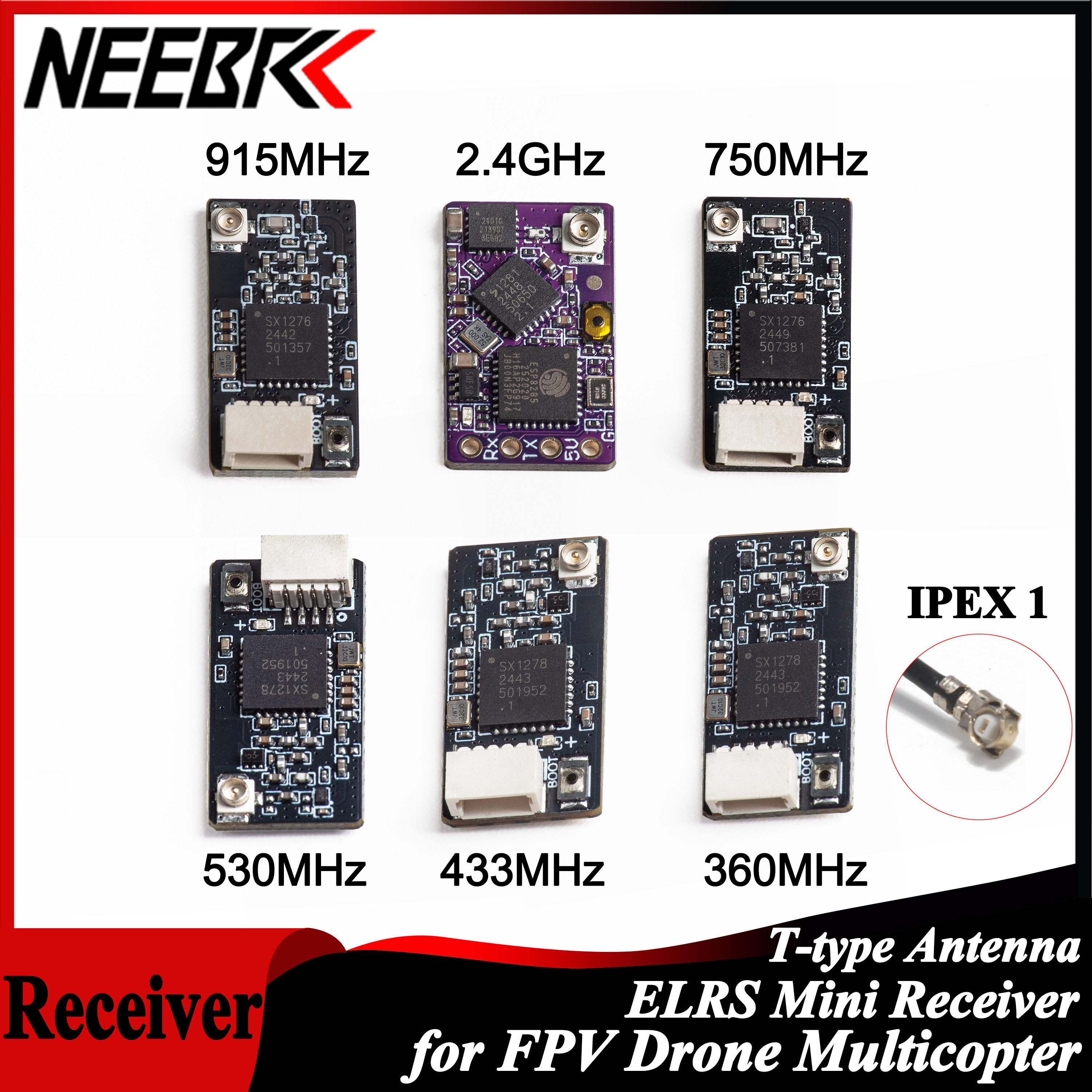 NEEBRC ELRS 2.4G/915Mhz/360Mhz - Drone Antenna recensione e prezzo