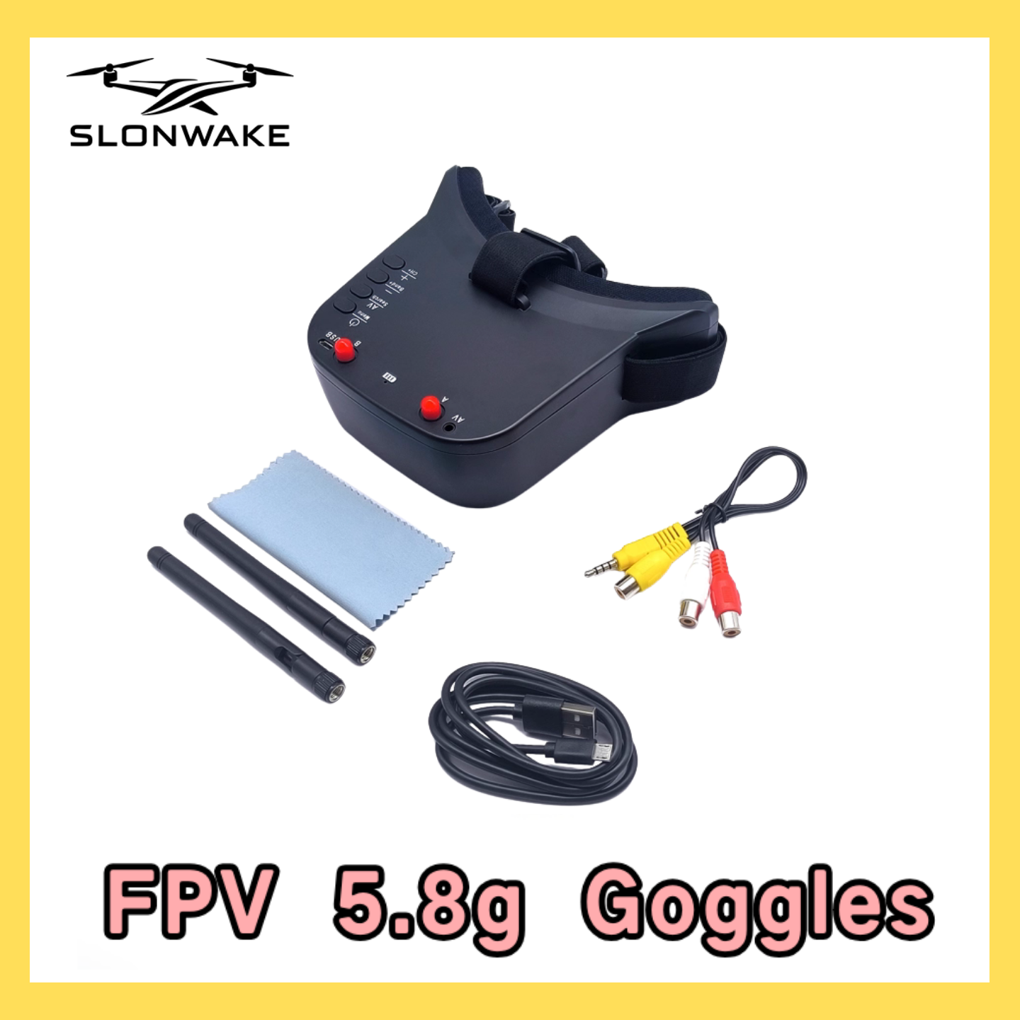SLONWAKE 5.8G 48CH FPV 400mw V - Drone Frame recensione e prezzo