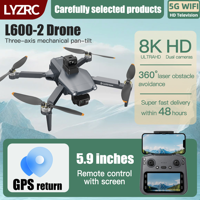 LYZRC L600-2 MAX GPS Drone 3-A - Drone Gps Mount recensione e prezzo