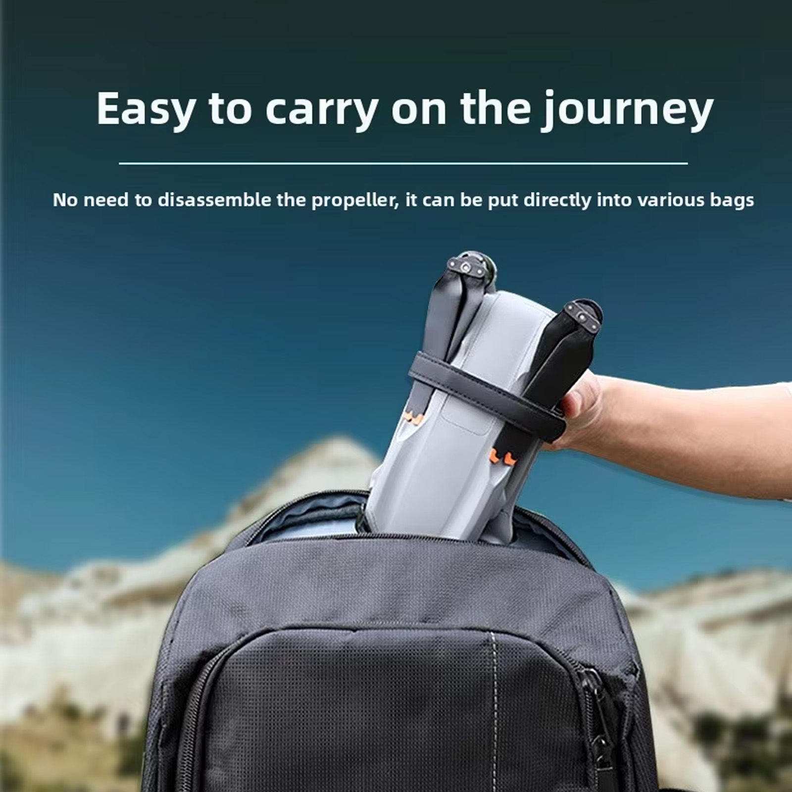 Airixxi Propeller Holder Stabi - Drone Battery Strap recensione e prezzo