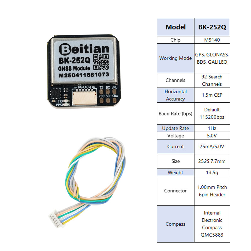 Beitian BK-252Q GPS GNSS Modul - Drone Compass recensione e prezzo